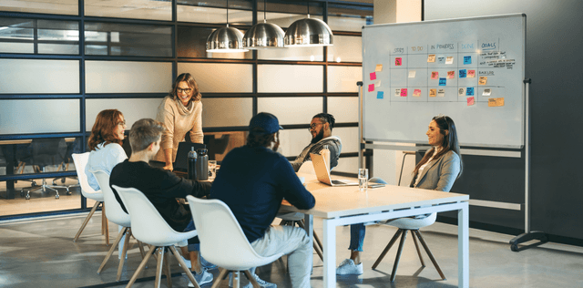 People in a Collaborative Workspace